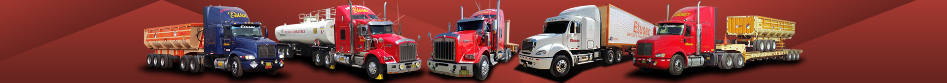 Transporte de Carga Pesada | Transporte en Plataformas | Transporte en Cortinera | Transporte en Cisternas | Transporte en Cama Baja | Transporte en Tolvas Encapsuladas